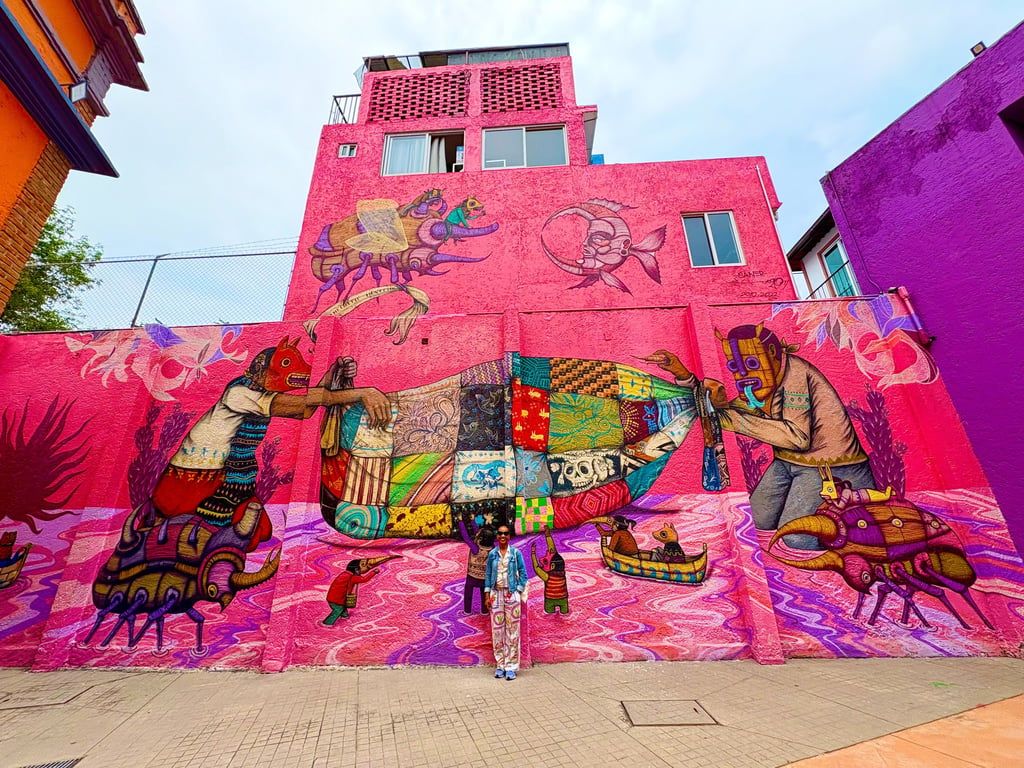 The bohemian neighborhood of Coyoacan